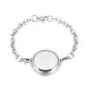 SHEIL Free Pads 30mm Round Essential Oil Diffuser Pendant with 8 Inch Link Chain Bracelet for Women and Men view 3