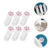 DOITOOL 6pcs Toilet Lid Lifter Self-adhesive Bathroom Cover Handle for Easy Use Portable Toilet Seats Lifter for Travel High-grade Design Suitable view 4