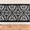 Custom Length, Non Slip Modern Mahal Carpet Runner Rug Mat for Entry Hallway Kitchen Laundry, 26 inch x 40 feet, Black & Silver Grey view 4