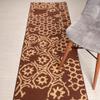 Custom Length, Non Slip Modern Abstract Carpet Runner Rug Mat for Entry Hallway Kitchen Laundry, 26 inch x 40 feet, Brown view 1