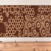 Custom Length, Non Slip Modern Abstract Carpet Runner Rug Mat for Entry Hallway Kitchen Laundry, 26 inch x 40 feet, Brown view 4