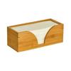 Natural Bamboo Countertop Multifold Paper Towel Holder by Kitchen Noble view 1