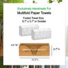 Natural Bamboo Countertop Multifold Paper Towel Holder by Kitchen Noble view 4