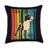 Boston Terrier Boston-Bulldog Throw Pillow view 1