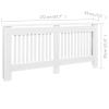 shubiao Radiator Cover Heating Cabinet Wall Cupboard Shelf MDF White MDF 67.7" view 3