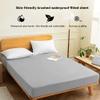 100% Waterproof Mattress Protector Mattress Cover Microfiber Fabric Cooling Mattress Pad Cover Soft 9.84'' Deep Pocket Single Twin Small Double Queen Super King (Color : Gray A, Size : 90x200+25cm) view 3
