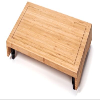 Bamboo Stovetop Cover&Countertop Cutting Board with Adjustable Legs, Dual-purpose Chopping Board for Electric Stove Burner, Workspace Block Cover for RV Camping Camper Gas