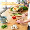 Bamboo Stovetop Cover&Countertop Cutting Board with Adjustable Legs, Dual-purpose Chopping Board for Electric Stove Burner, Workspace Block Cover for RV Camping Camper Gas view 2