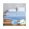 100% Waterproof Mattress Protector Cotton Mattress Pad Cover Quilted Fitted with Deep Pocket up to 11.81" Depth Single Twin Small Double Queen Super King (Color : Blue, Size : 180x200+30cm) view 1