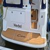 Boat EVA Faux Teak Decking Floor Compatible with Capelli Cap 21 WA Swim Platform Cockpit view 4
