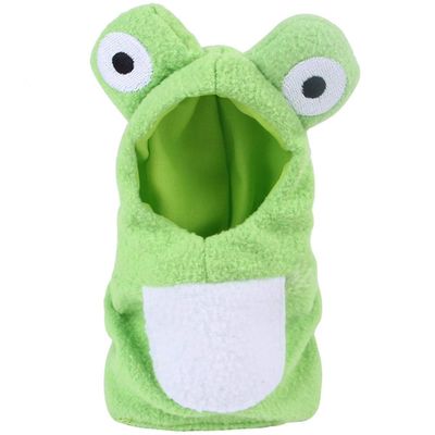 NUOBESTY Funny Parrot Frog Costume Bird Diaper Suit for Pets for Halloween Parties and Festivals Soft Random Patterns