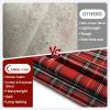 CARRIE HOME Red Tartan Plaid Christmas Lumbar Pillow Covers 12x20 Set of 2 Red Scottish Xmas Lumbar Throw Pillows Traditional Christmas Decor for Living Room Couch Sofa view 2