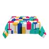 100% Polyester Cocktail Glasses and Wine Bottles Tablecloths, Kitchen Tablecloths, Rectangular Decorative Tablecloths, Washable Tablecloths. view 3