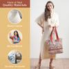 Maison d' Hermine Tote Bag 100% Cotton Canvas Reusable Shoulder Grocery Bag for Work Beach Travel Shopping Lunch Perfect for Mothers Day Gifts Men Women - Jaipur view 4