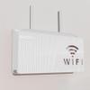 YIFUO Wall-Mounted WiFi Storage Box Wireless WiFi Router Storage Holder, Media Decor Hanging Bracket, Router Storage Floating Shelf Organizer Rack for Home and Office,White view 4