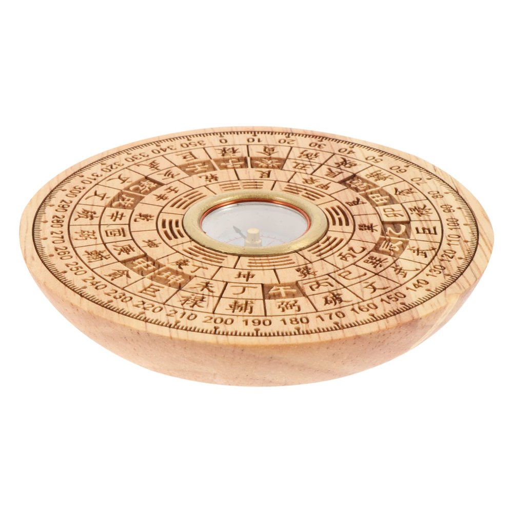 Unique Chinese Feng Shui Adornment Compass Pan Craft Decorative Desktop Decor