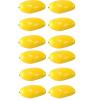 12Pcs Artificial Mango, Faux Foam Plastic Yellow Mango, Decorative Artificial Fruits Simulation Fruit for Home Kitchen Restaurant Office Wedding Party Decor Photo Props view 1