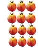 12Pcs Artificial Pomegranates, Faux Foam Plastic Red Pomegranates, Decorative Artificial Fruits Simulation Fruit for Home Kitchen Restaurant Office Wedding Party Decor Photo Props view 1
