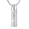 SHEIL Cremation Jewelry for Ashes Cross Tube Stainless Steel Memorial Keepsake Pendant Urn Necklace for Pet/Human Ashes view 1