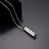 SHEIL Cremation Jewelry for Ashes Cross Tube Stainless Steel Memorial Keepsake Pendant Urn Necklace for Pet/Human Ashes view 2