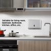 Paper Towel Dispenser Wall Mounted,Multifold Paper Towel Dispenser,Safe Sturdy ABS Glossy Corner Bathroom Paper Towel Holder Commercial Paper Towel Dispenser for Bathroom,Kitchen, hand towel disp view 3