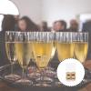 CALLARON Steel Ice Cubes Whiskey Stones Set Wine Golden Chilling Ice Cubes Reusable for Whiskey Wine Beverage for Men Dad Husband Anniversary Birthday Party Holiday 4pcs Reusable Ice Cube view 2