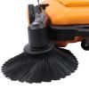 Industrial Floor Sweeper, 41" Walk Behind Hand Push Sweeper, Foldable Outdoor and Indoor Sweeper, 14.5 Gallon Capacity, 41.3" Working Width, Sweeps 39,611 Square Feet/Hour view 3