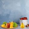 12Pcs Artificial Pears, Faux Foam Plastic Yellow Pears, Decorative Artificial Fruits Simulation Fruit for Home Kitchen Restaurant Office Wedding Party Decor Photo Props view 2
