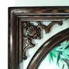 Chinese Rotate Table Screen Ornaments for Home Living Room Decorative Items Handmade Double Side Fine Su Embroidery Silk Crafts Wenge Frame with Gift Box (Peacock) view 2