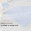 WANGZHENG Corner Shower Mat Fan-Shaped Shower Mat Anti-Slip Bathroom Mat Bathroom Floor Mat Suitable for Toilet Drip Mat-White||65 * 65cm view 4