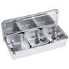 Natudeco Seasoning Box Spice Box Spice Dispenser with Lid and Spoon for Spices Salt Sugar Starch Seasoning Storage Salt and Sugar Container Sets for Kitchen Can Store 3 Different Spices view 1