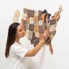 Enjoy The Wood Wooden USA Map Visited Places (Medium, Multicolor) view 2