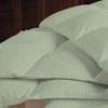 1 PC Box Stitched Sage Stripe Comforter | California King/King-All Season Goose Down Feather 100% Egyptian Cotton Yarns- 500 GSM Fill Weight Ultra Soft,Cloud Fluffy Duvet Insert with Corner Tabs view 2