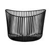 blomus Modo Storage Basket, Black, 32 L x 32 W x 23 H cm, Mesh Basket, Decorative Basket Made of Steel view 1