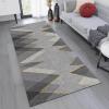 Modern Washable Non-Slip Grey Area Rug Home Durable Hallway Carpet Runner Indoor Corridor/Kitchen/Bedroom Runner Rug 60cm/70cm/80cm/100cm Wide (Size : 2 ft x 9.8 ft) view 3