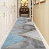 Modern Grey Blue Hallway Runner Rug, 100cm/1.5m/2m/2.5m/300cm/350cm/4m/5m/6m Long Carpets Runner for Corridor/Kitchen/Bedroom/LivingRoom/Entryway (Size : 2 ft x 4.9 ft) view 4