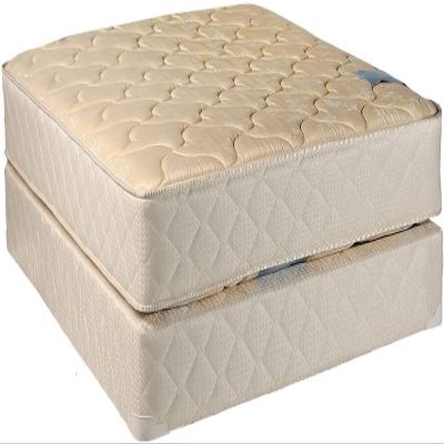 DS Solutions USA Chiro Premier 2-Sided Gentle Firm (Beige) King Mattress Set with Bed Frame Included - Good for Your Back, Orthopedic, Long Lasting Comfort