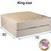 DS Solutions USA Chiro Premier 2-Sided Gentle Firm (Beige) King Mattress Set with Bed Frame Included - Good for Your Back, Orthopedic, Long Lasting Comfort view 2