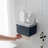 Busy Mom Adhesive Toilet Paper Holder Self Adhesive Waterproof Wall Mounted Bathroom Kitchen Tissue Holder for Smartphone view 3