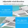 SHYP Angle Adjustable Air Conditioner Deflector, Air Conditioning Air Outlet Anti-Direct Blowing Baffle Wind Guide Cover for Home/Office/Office Building, Central Air Conditioner Windshield view 4