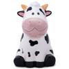 100 North Dolomite Ceramic 10.5 x 7.1 Everyday Cookie & Candy Jar with Airtight Lid: Perfect for Kitchen Canisters, Pet Treat Containers & Decorative Farmhouse Storage, Cute Spotted Cow view 1