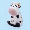 100 North Dolomite Ceramic 10.5 x 7.1 Everyday Cookie & Candy Jar with Airtight Lid: Perfect for Kitchen Canisters, Pet Treat Containers & Decorative Farmhouse Storage, Cute Spotted Cow view 2