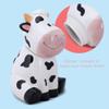 100 North Dolomite Ceramic 10.5 x 7.1 Everyday Cookie & Candy Jar with Airtight Lid: Perfect for Kitchen Canisters, Pet Treat Containers & Decorative Farmhouse Storage, Cute Spotted Cow view 4