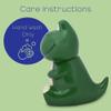 100 North Dolomite Ceramic 10.1 x 8.9 Everyday Cookie & Candy Jar with Airtight Lid: Perfect for Kitchen Canisters, Pet Treat Containers & Decorative Storage, Tyrannosaurus Rex Dinosaur view 3