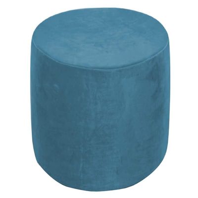 XGANGM Velvet Ottoman Cover Slipcover Small Square Round 40x40/45x45 /50x50cm Stretch Pouffe Cover Storage Footstool Cover Furniture Protector Washable,Rounda,40x35cm