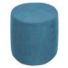 XGANGM Velvet Ottoman Cover Slipcover Small Square Round 40x40/45x45 /50x50cm Stretch Pouffe Cover Storage Footstool Cover Furniture Protector Washable,Rounda,40x35cm view 1