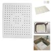 24 PC LOT Kitchen Sink Mat Drain Protector Dish Pad Rubber Non Slip Food Drainer view 4