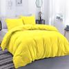 All Star Linen 100% Organic 1 Pieces Grand King Duvet Cover Set Zipper & Closure Yellow Comforter Cover Grand King 106x106 view 1