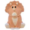 100 North Dolomite Ceramic 9.9 x 9.6 Everyday Cookie & Candy Jar with Airtight Lid: Perfect for Kitchen Canisters, Pet Treat Containers & Decorative Storage, Tan Triceratops Dinosaur view 1