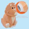 100 North Dolomite Ceramic 9.9 x 9.6 Everyday Cookie & Candy Jar with Airtight Lid: Perfect for Kitchen Canisters, Pet Treat Containers & Decorative Storage, Tan Triceratops Dinosaur view 4